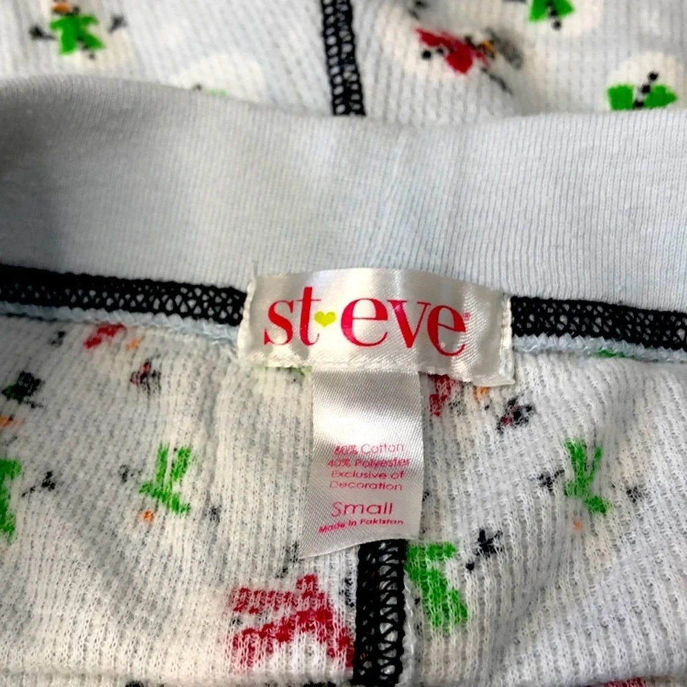 Xmas PJ woman pajamas Christmas snowmen loungers